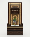 Wooden Mandir Design Double Top